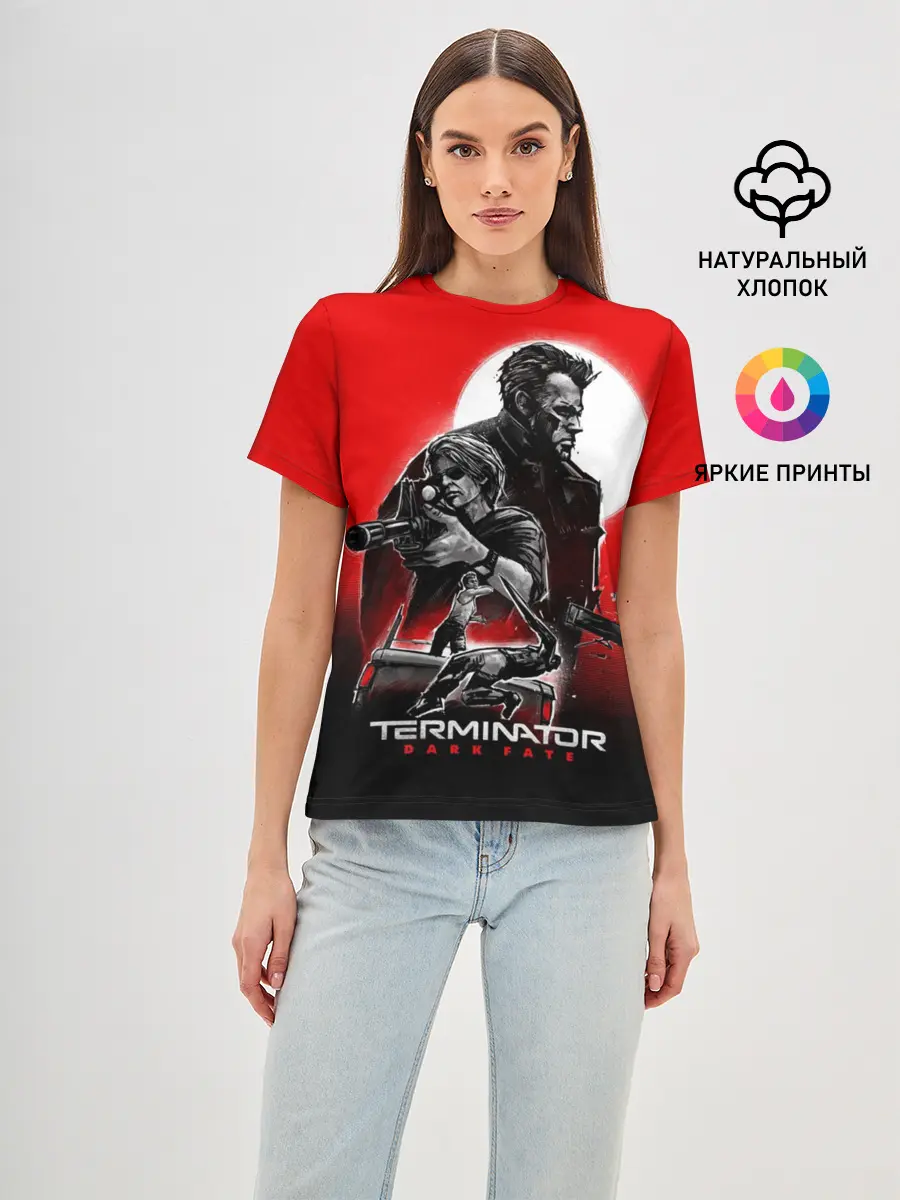 Женская базовая футболка / Terminator: Dark Fate