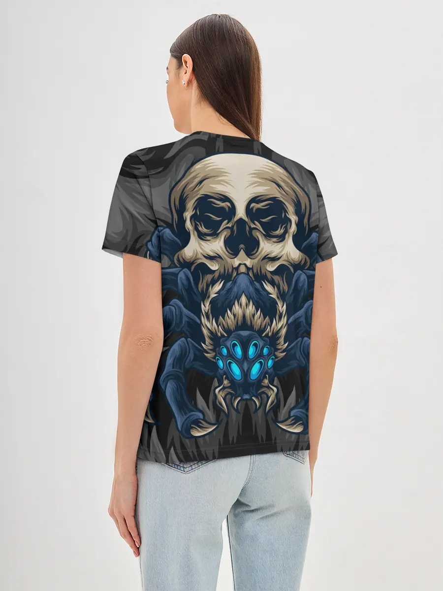 Женская базовая футболка / Демонический паук