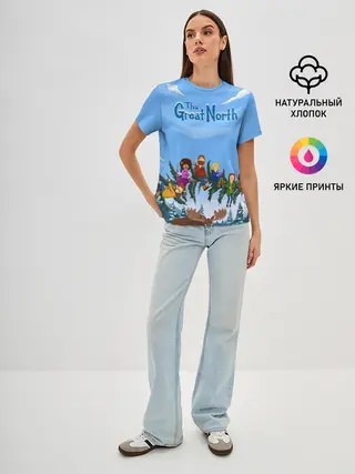 Женская базовая футболка / The Great North