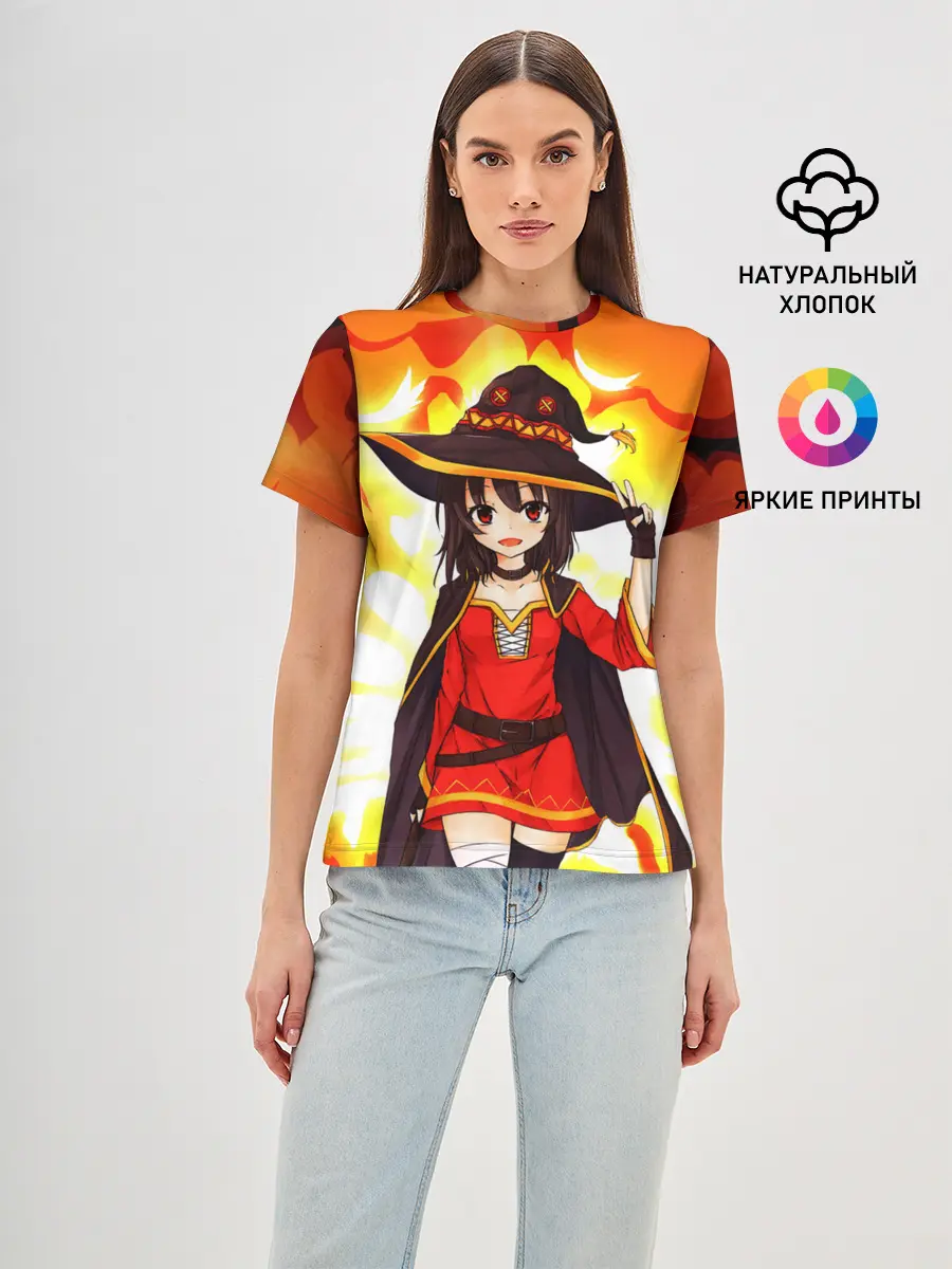 Женская базовая футболка / Mеgumin