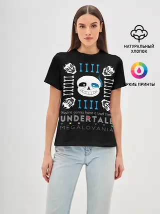 Женская базовая футболка / Undertale