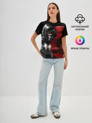 Женская базовая футболка / Kaneki Ken Kakuja