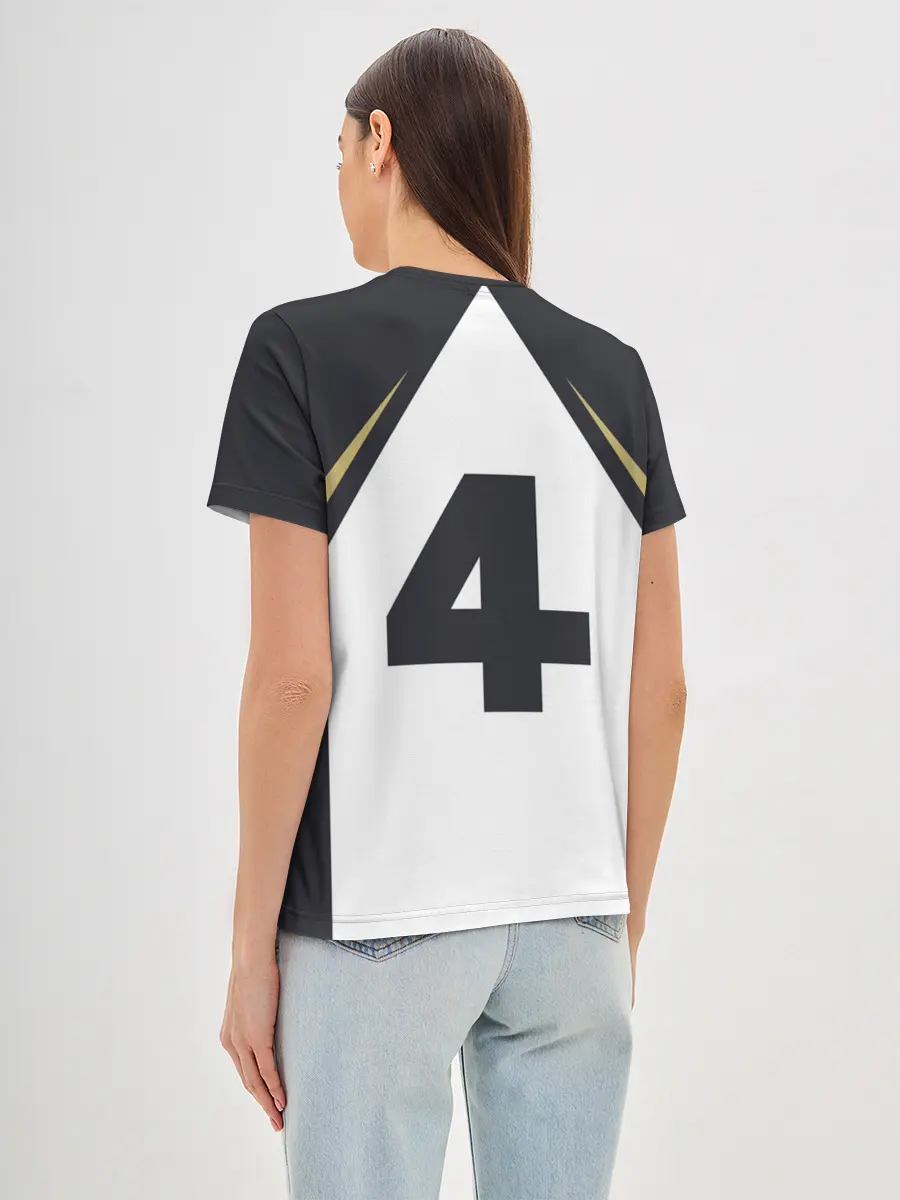 Женская базовая футболка / Бокуто 4 форма Фукуродани