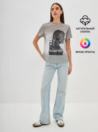 Женская базовая футболка / Death Stranding