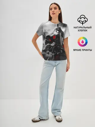 Женская базовая футболка / Sekiro shadows die twice