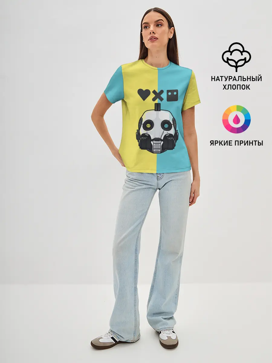 Женская базовая футболка / XBOT 4000 | Love, Death and Robots
