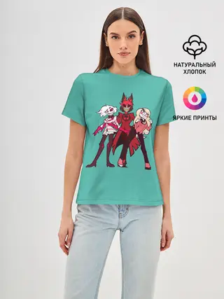 Женская базовая футболка / Команда Хазбин