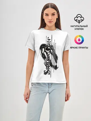 Женская базовая футболка / Врата Штейна / Steins Gate