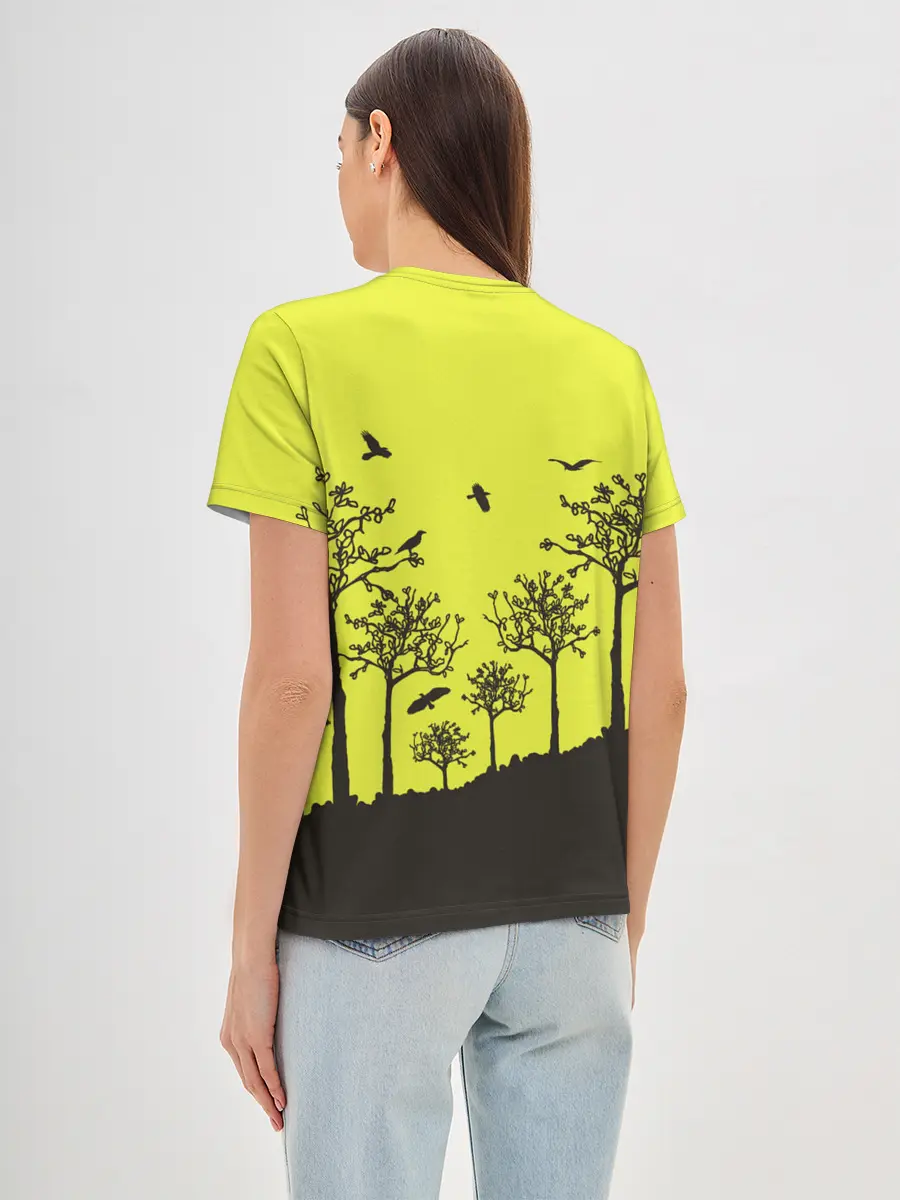 Женская базовая футболка / Siren Head