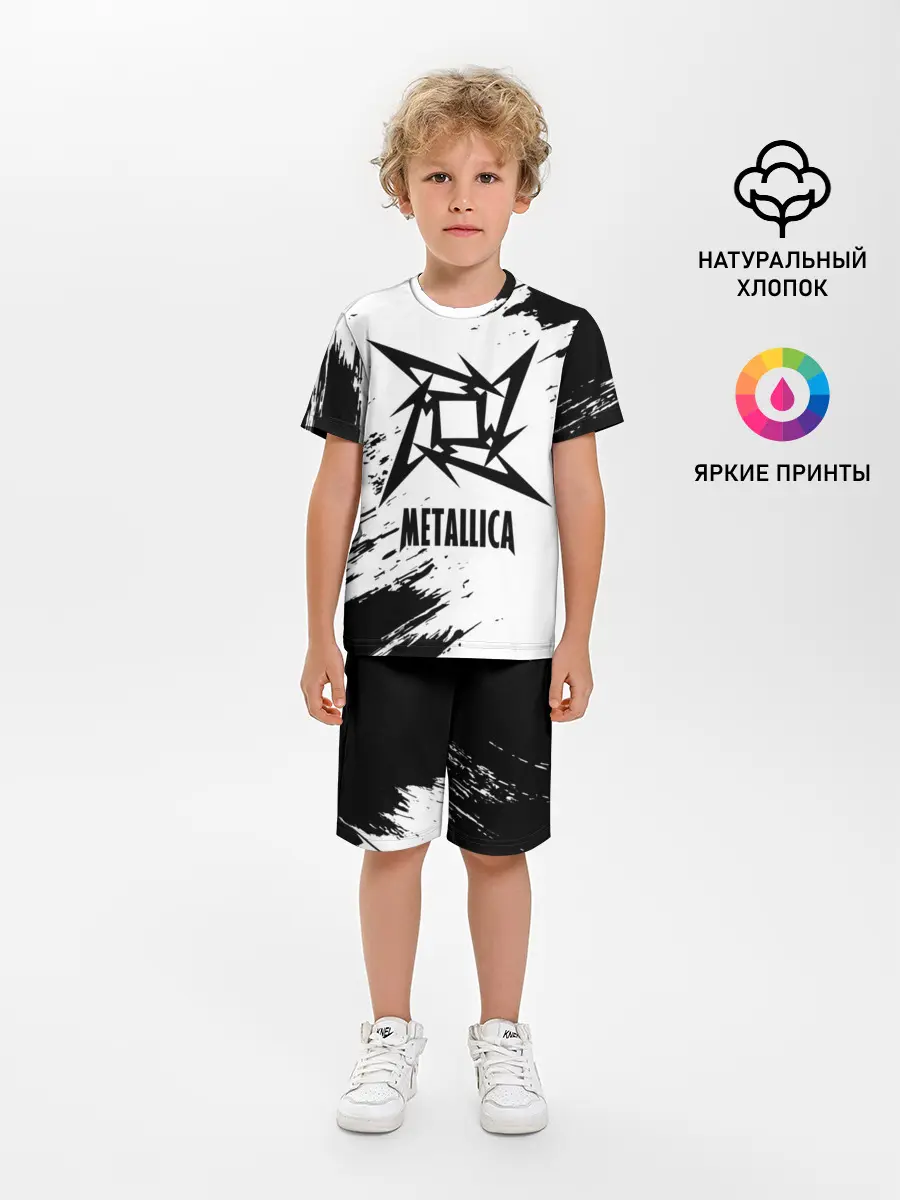 Детская пижама с шортами / METALLICA / МЕТАЛЛИКА
