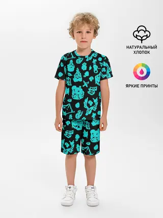 Детская пижама с шортами / Поход