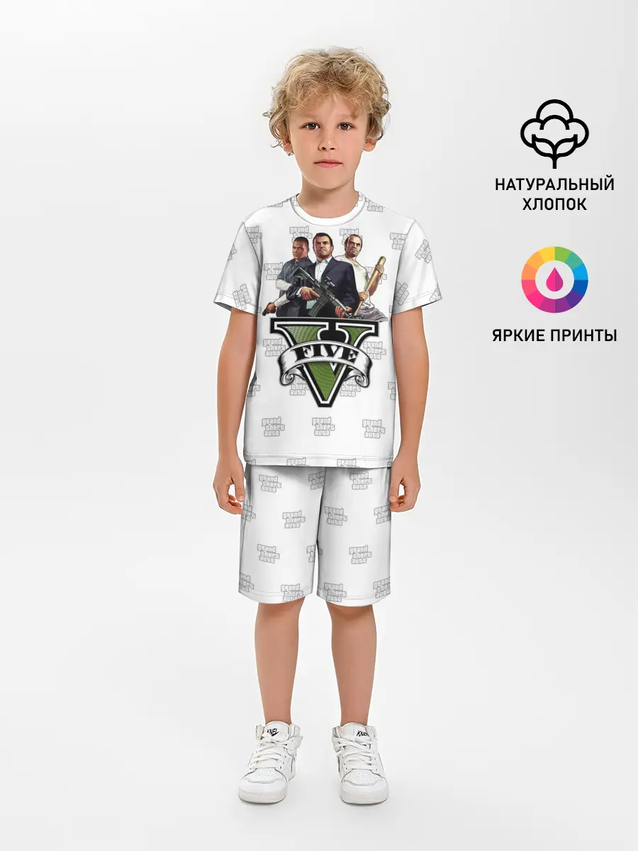Детская пижама с шортами / Grand Theft Auto FIVE