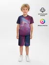 Детская пижама с шортами / Космос
