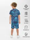 Детская пижама с шортами / ГЖЕЛЬ ГЛИТЧ | GG | ГГ
