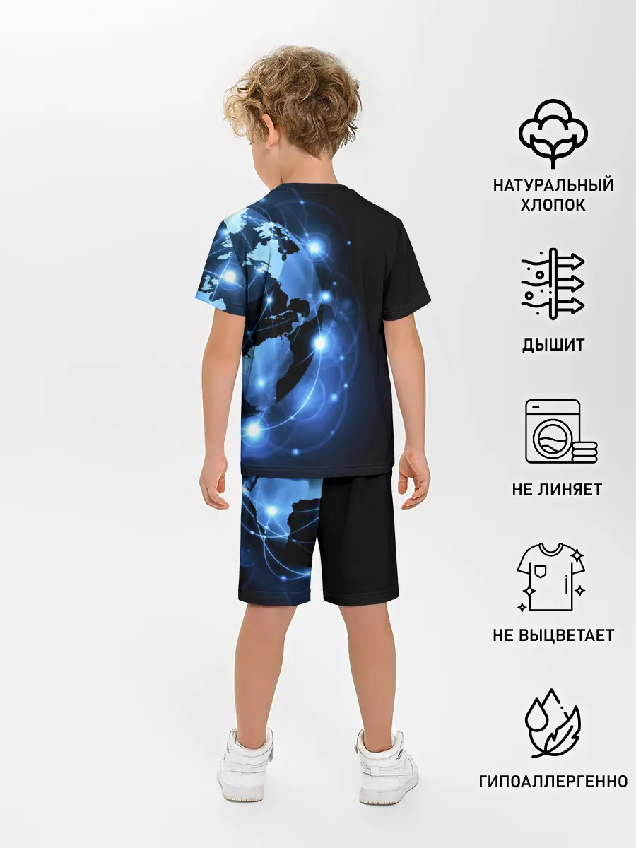 Детская пижама с шортами / Войска связи