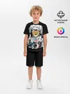 Детская пижама с шортами / Кот Космонавт