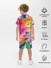 Детская пижама с шортами / TIE DYE | ЯРКИЕ КРАСКИ