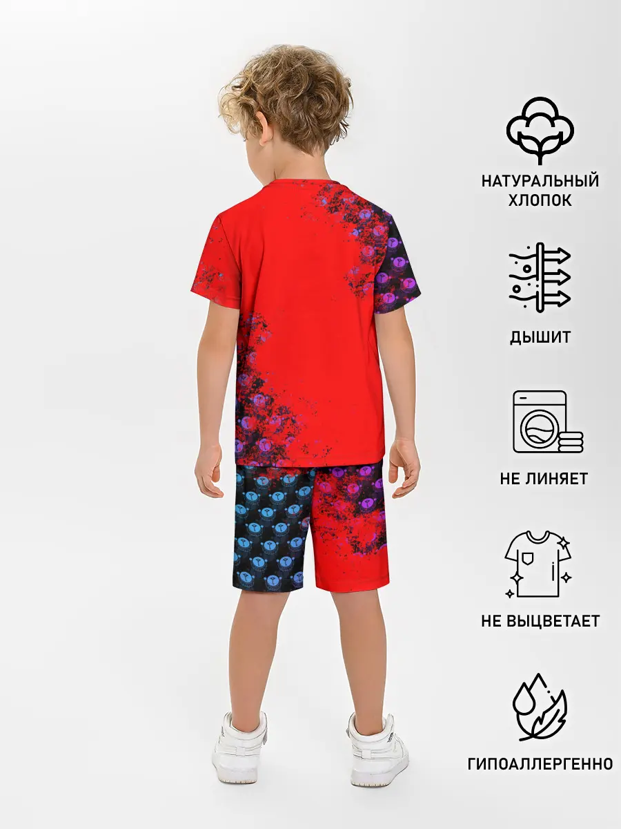 Детская пижама с шортами / Hazbin Hotel Alastor