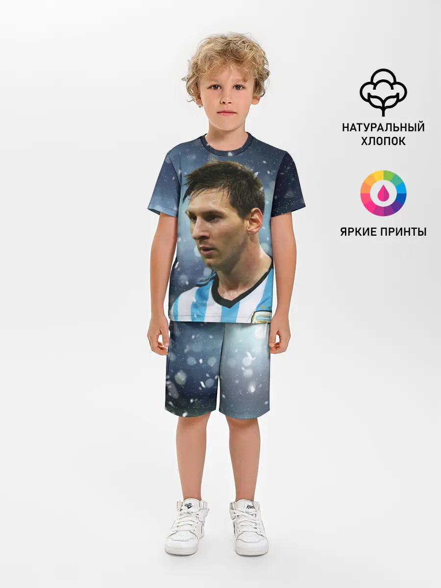 Детская пижама с шортами / Лео Месси