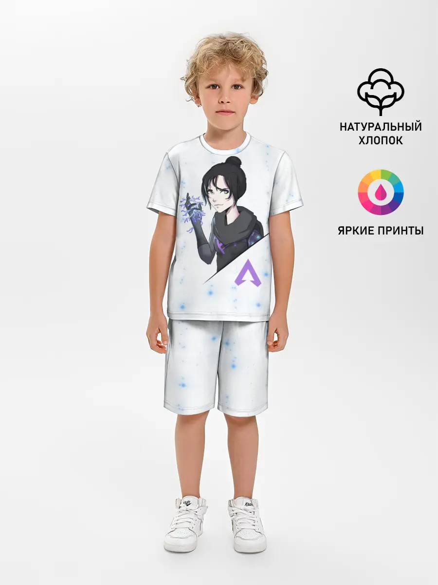 Детская пижама с шортами / Apex Legends - Wraith