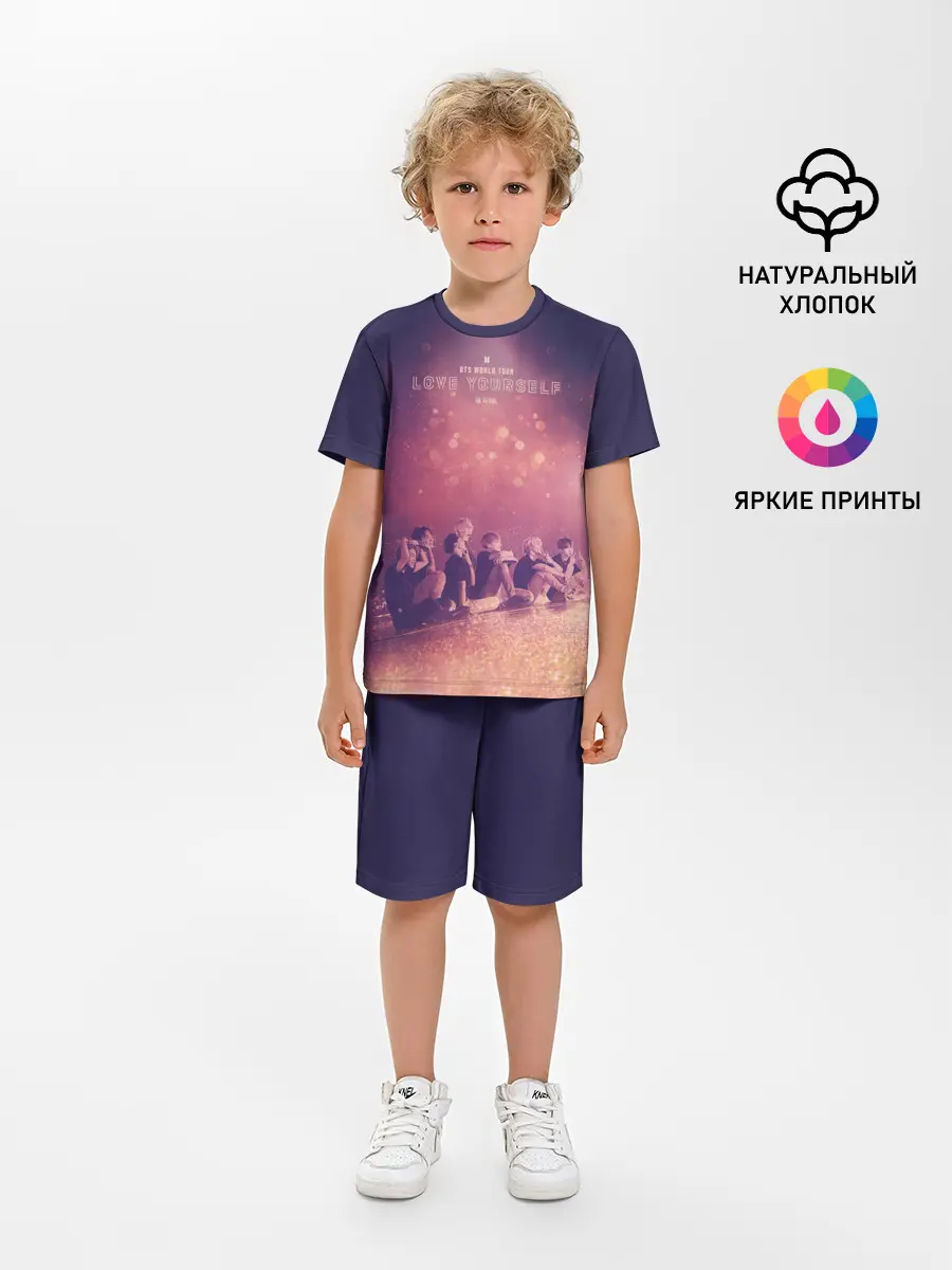 Детская пижама с шортами / BTS