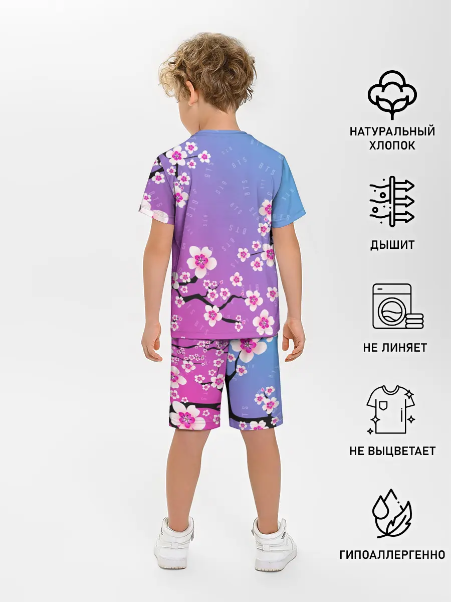 Детская пижама с шортами / BTS