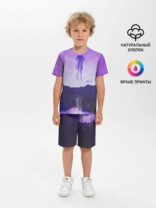Детская пижама с шортами / Парящий в небесах