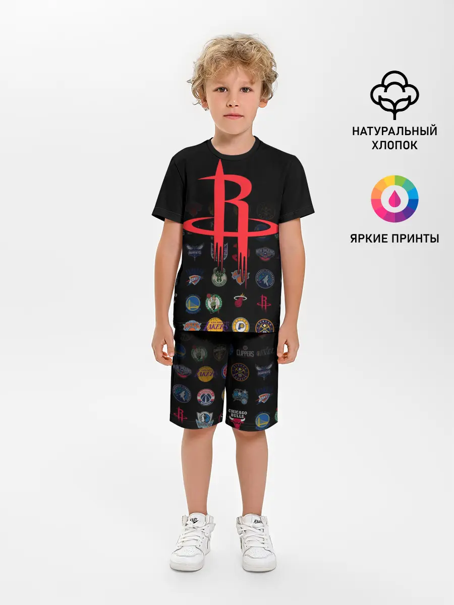 Детская пижама с шортами / Houston Rockets