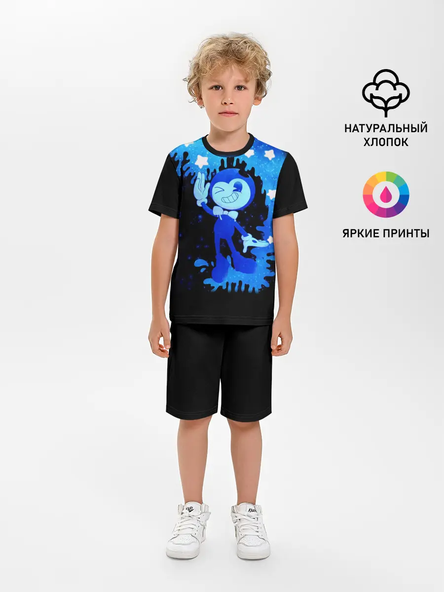 Детская пижама с шортами / Bendy And The Ink Machine