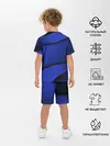 Детская пижама с шортами / 3D BLUE Вечерний синий цвет