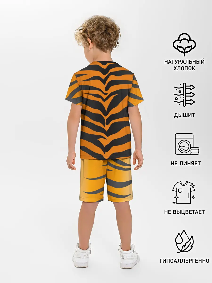 Детская пижама с шортами / Тигр