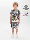 Детская пижама с шортами / Gasoline stains abstraction