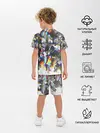 Детская пижама с шортами / Gasoline stains abstraction
