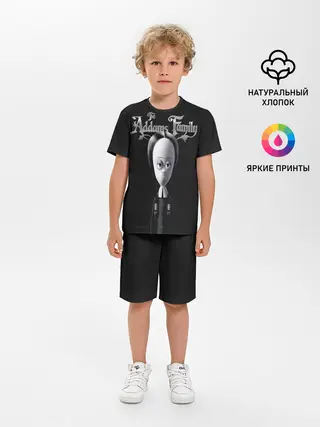 Детская пижама с шортами / Семейка Аддамс / Addams Family