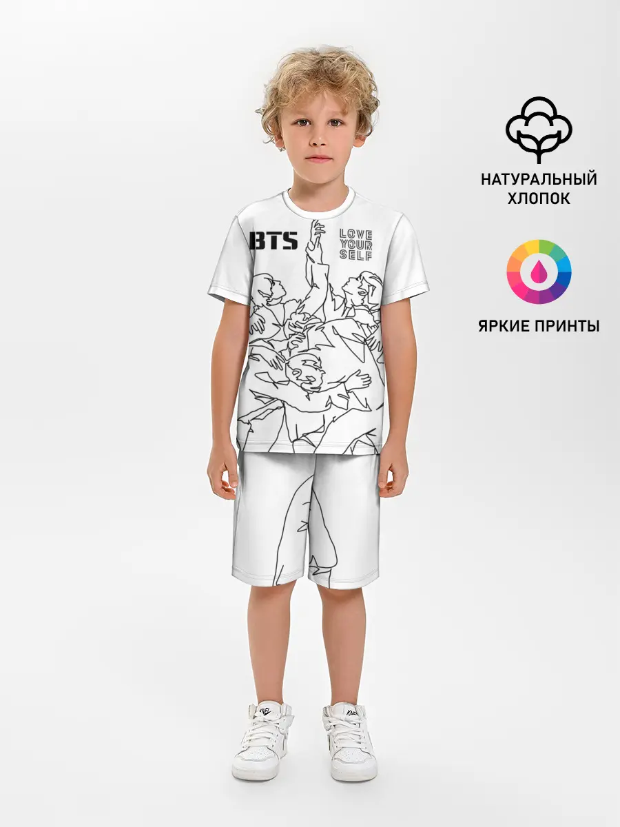 Детская пижама с шортами / BTS