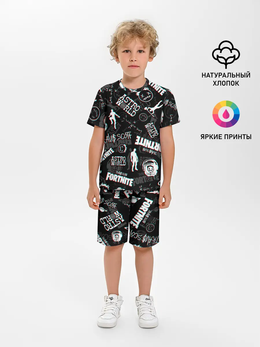 Детская пижама с шортами / TRAVIS SCOTT+FORTNITE