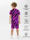Детская пижама с шортами / Неоновая зебра