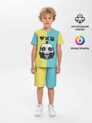 Детская пижама с шортами / XBOT 4000 | Love, Death and Robots