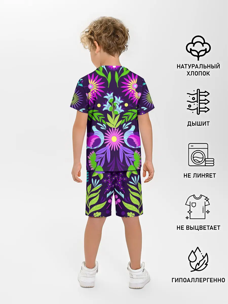 Детская пижама с шортами / Мексиканская феерия