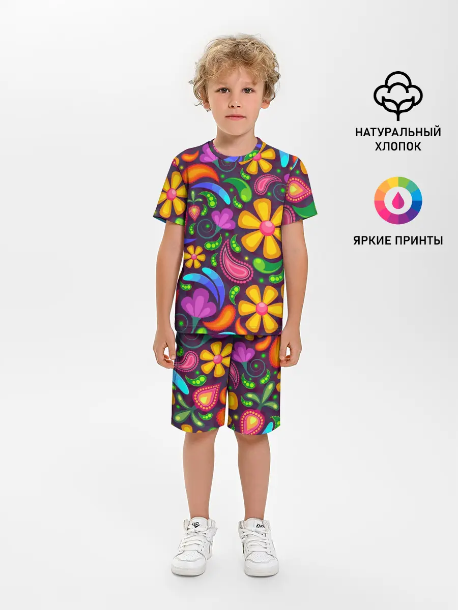 Детская пижама с шортами / Пляжная