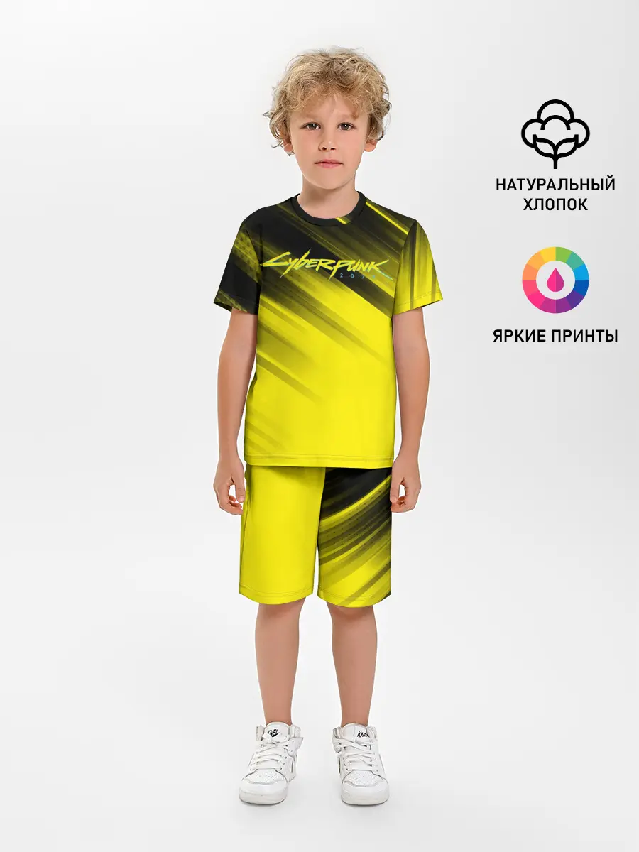Детская пижама с шортами / Cyberpunk 2077