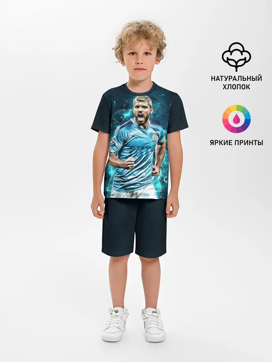 Детская пижама с шортами / Серхио Агуэро