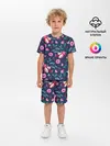 Детская пижама с шортами / Арт джунгли