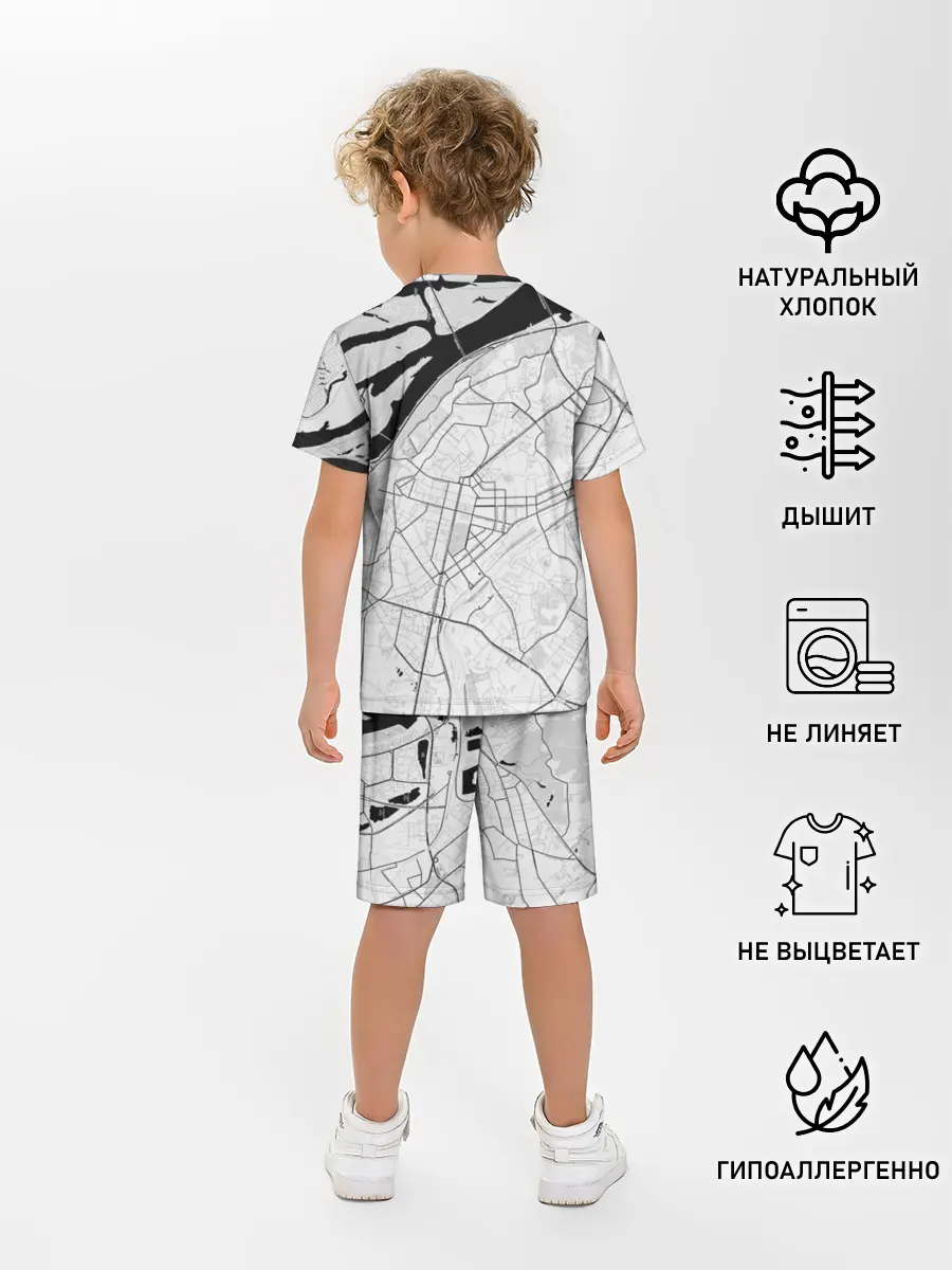 Детская пижама с шортами / генплан