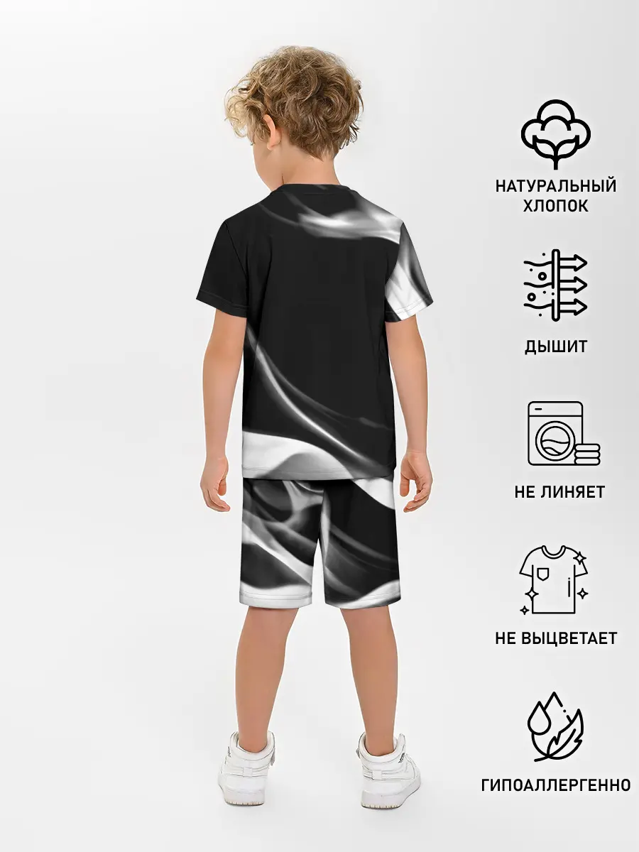 Детская пижама с шортами / Острые козырьки