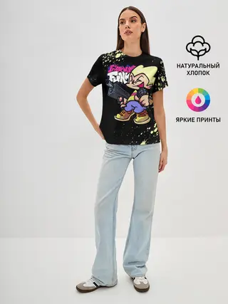 Женская базовая футболка / Friday Night Funkin [6]