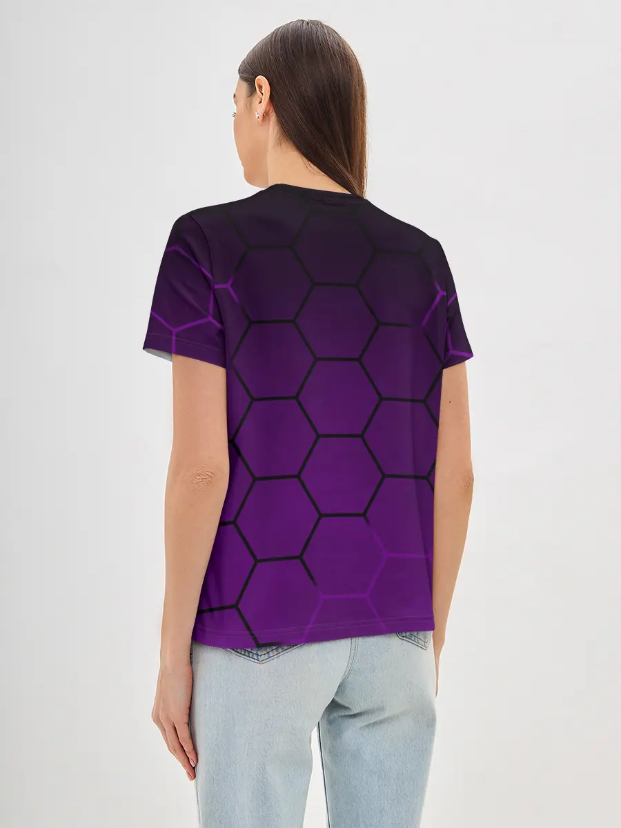 Женская базовая футболка / Неоновая броня