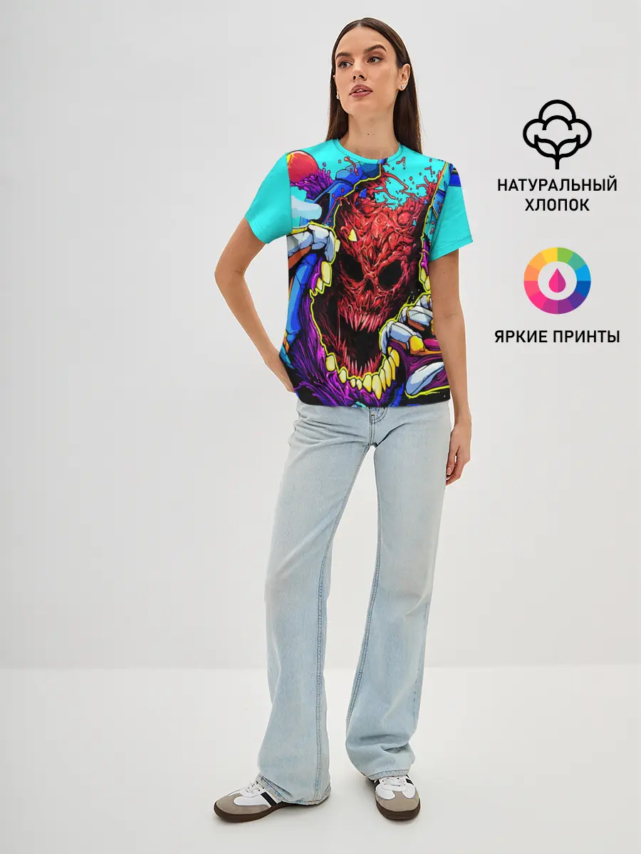 Женская базовая футболка / HYPER BEAST