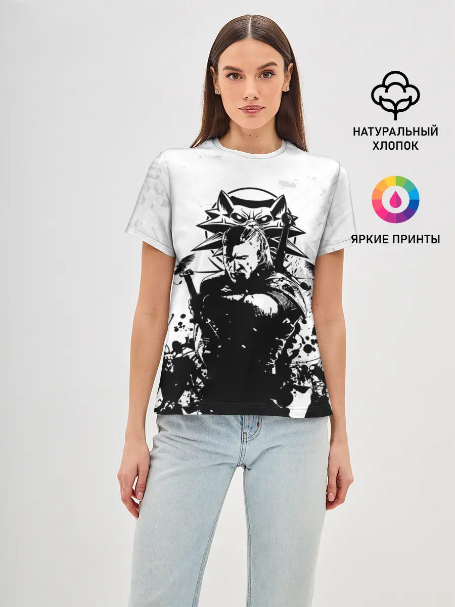 Женская базовая футболка / The Witcher 3 / Ведьмак 3