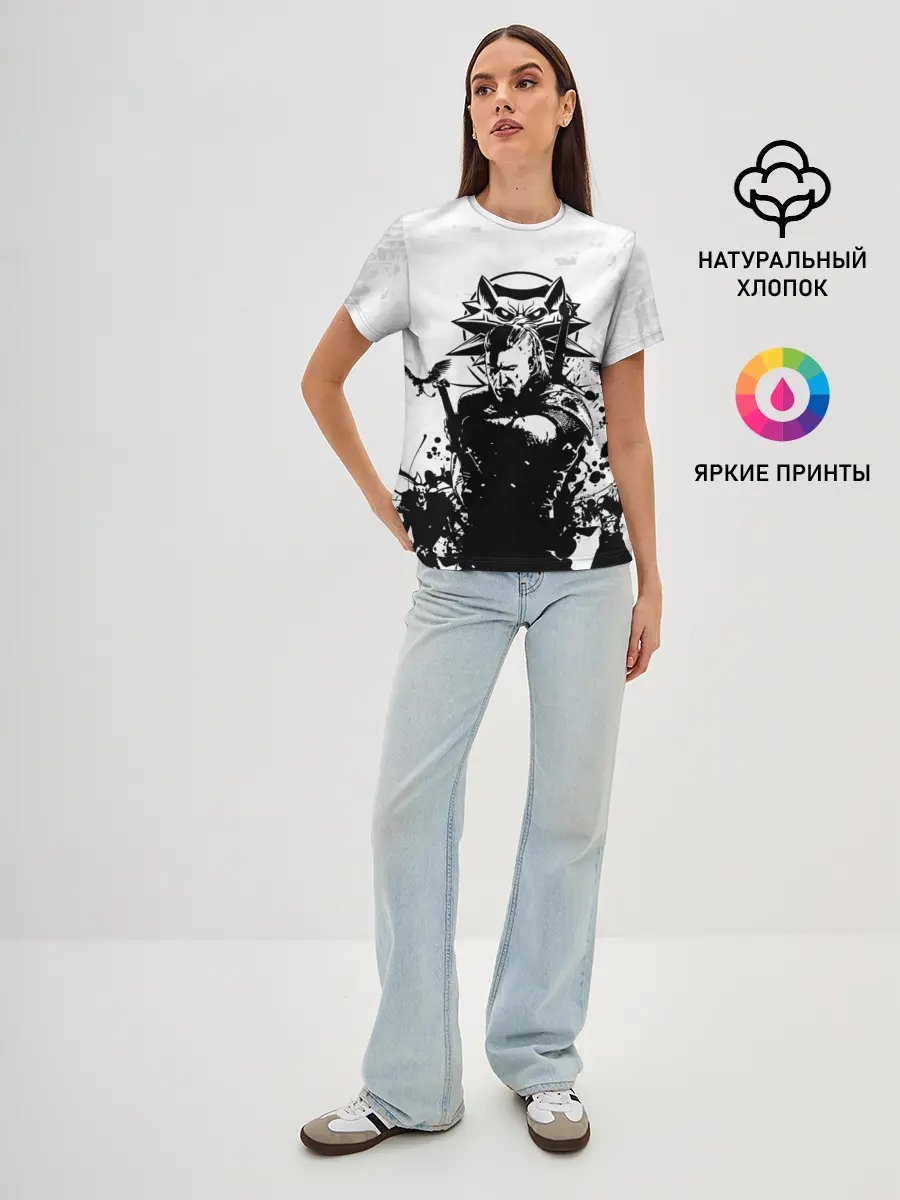 Женская базовая футболка / The Witcher 3 / Ведьмак 3